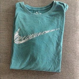 Nike, XXL, Athletic Cut, Teal Green, T-Shirt